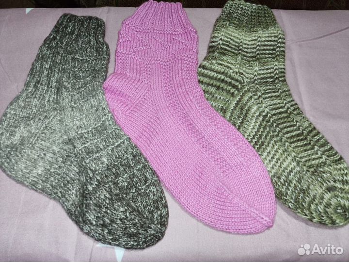 Вязаные носки