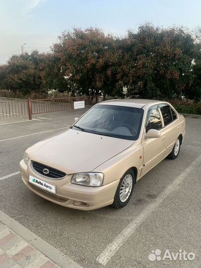 Hyundai Accent 1.5 AT, 2003, 295 000 км