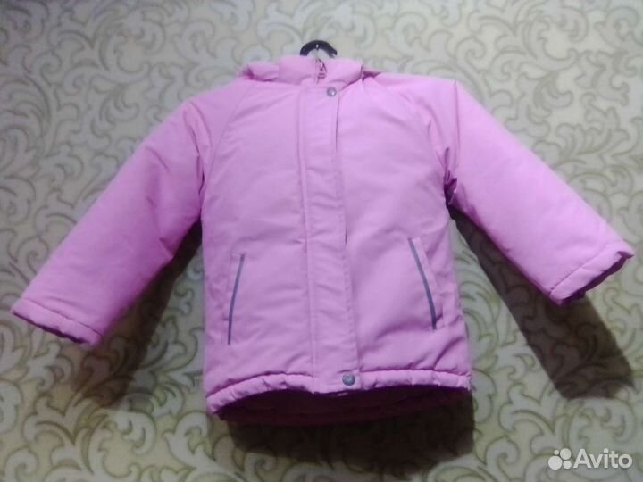Детская куртка на девочку от 1 до 4 лет