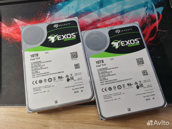 Жёсткий диск Seagate exos x10 10Tb
