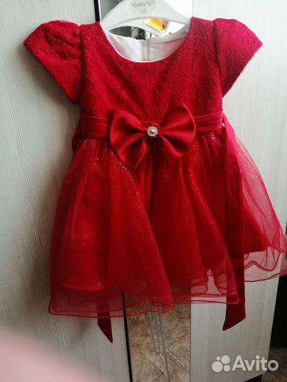 Платье для девочки 86
