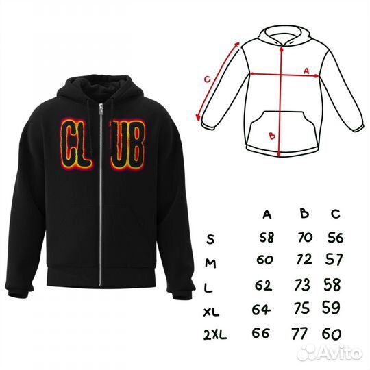 Harlequin ZIP hoodie (XL)