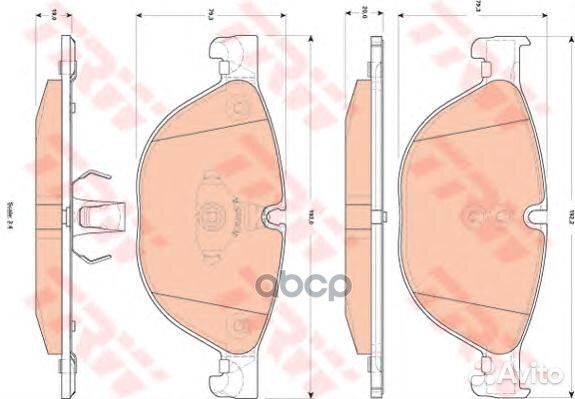 GDB1838 1414 00 34116775322 колодки дисковы