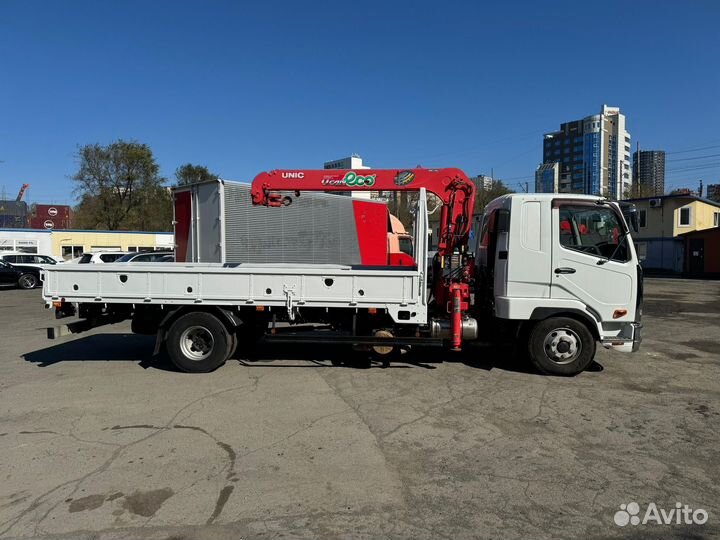 Бортовой грузовик Mitsubishi Fuso Fighter с КМУ UNIC, 2015