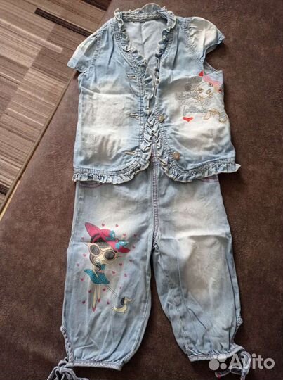 Джинсовый комплект