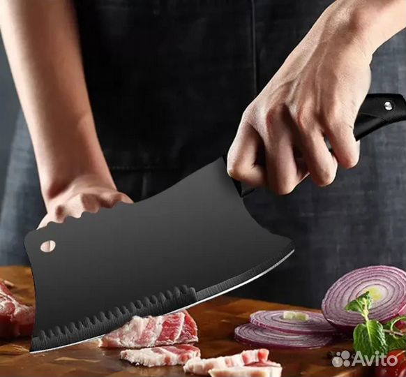 Кухонный нож топорик уникальный