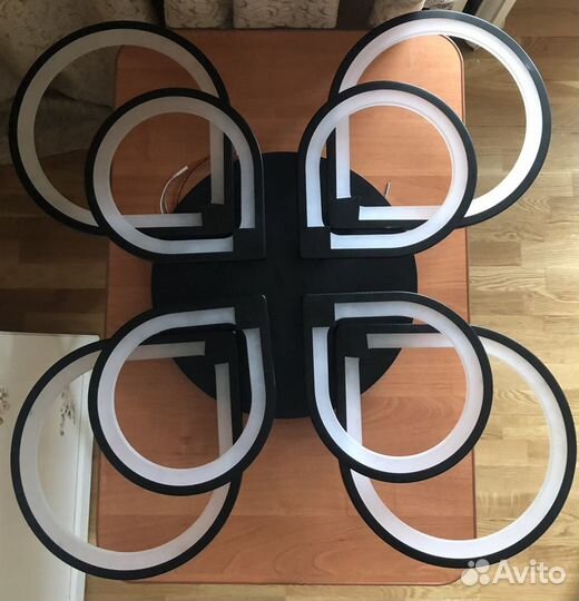 Светодиодная LED люстра с пультом