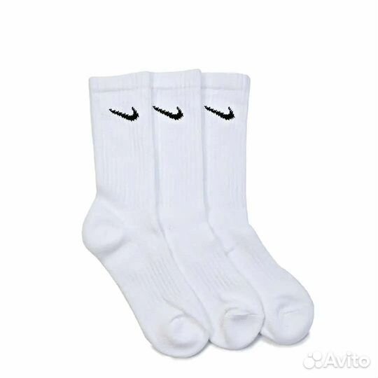 Носки Nike высокие белые