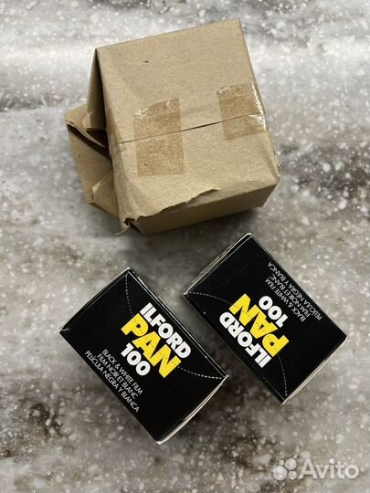 2шт просроченая фотопленка Ilford Pan 100