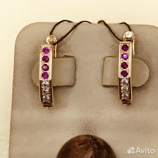 Золотые серьги