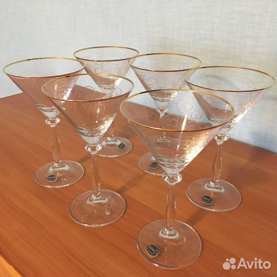 Bohemia Crystal бокалы для мартини