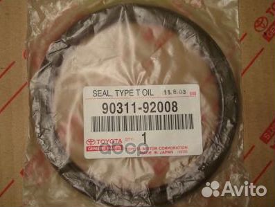 Сальник коленвала toyota 1-2mzfe