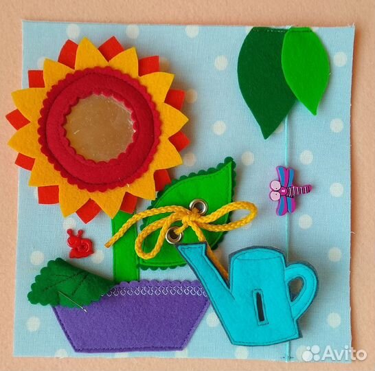 Книжка - малышка из фетра