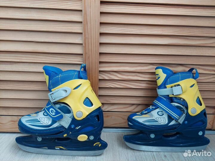 Коньки детские раздвижные 30-33