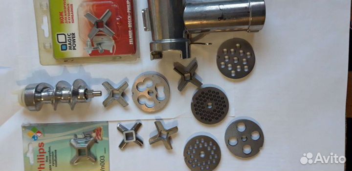Запчасти к мясорубкам Бош.Зельмер.Филипс