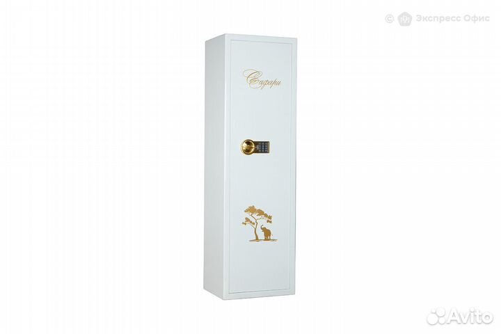 Оружейный сейф Valberg Сафари EL Gold (белый)