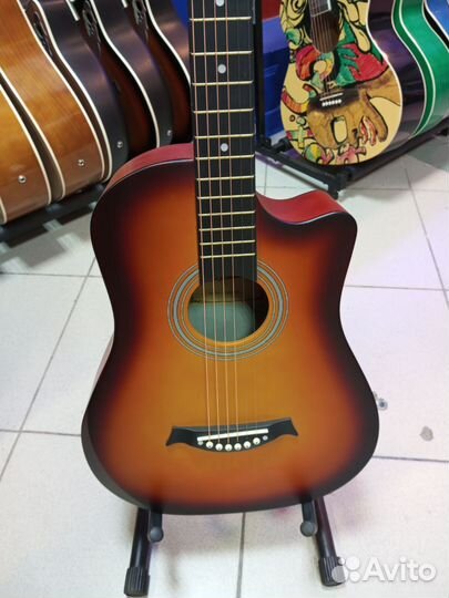 Акустическая гитара с чехлом belucci bc-c38