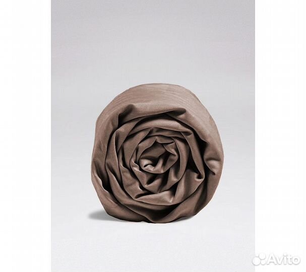 Простынь GoodNight Сатин 180х200х20 Шоколад на рез