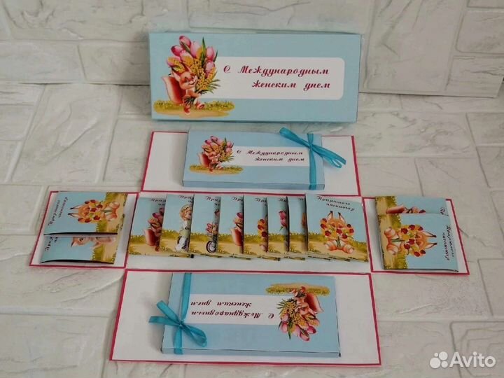 Набор с ручкой 8 марта