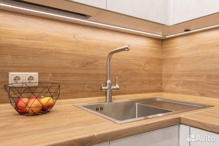 Цена за всю кухню пвх. Серый лофт арт.5994