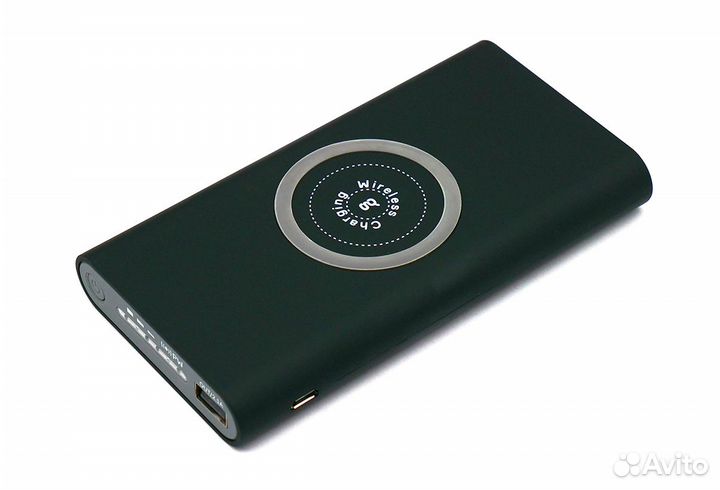 Повербанк GWire 10000 mAh Wireless (чёрный)