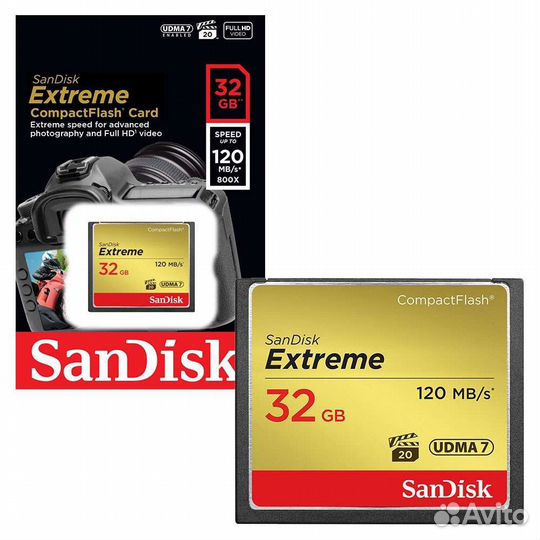SanDisk CompactFlash 32Gb Extreme