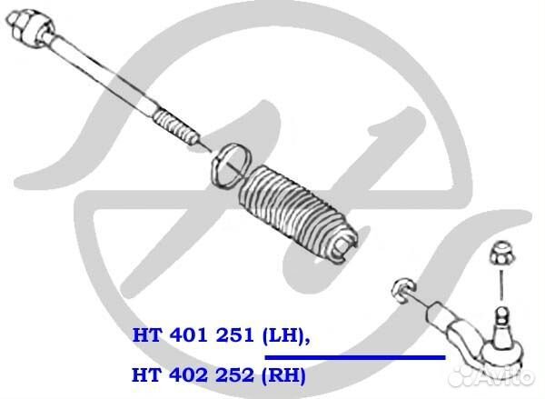 Наконечник рулевой тяги, правый