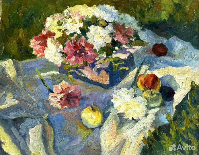 Картина маслом этюд