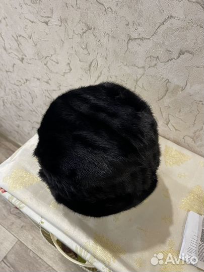 Шапка зимняя норковая женская