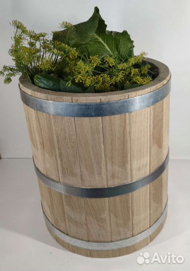 Кадка дубовая 30л
