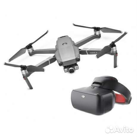 Квадрокоптер Mavic 2 zoom + пульт + шлем очки