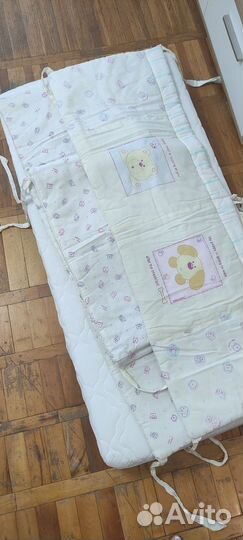 Бортики в детскую кроватку тонкие