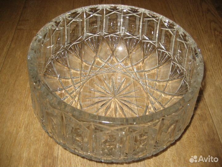 Салатница из хрусталя