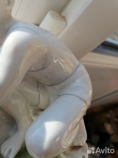 Статуэтка Мальчик с собакой Юный пограничник лфз