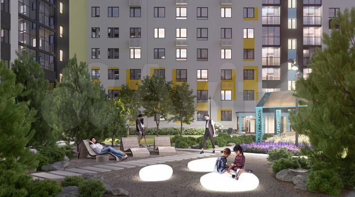 2-к. квартира, 65 м², 2/13 эт.