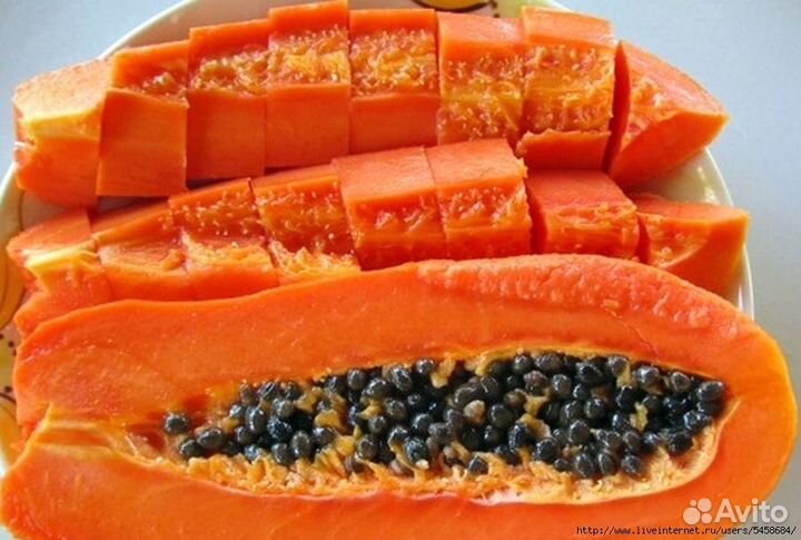 Папайя семена и растения и с плодами