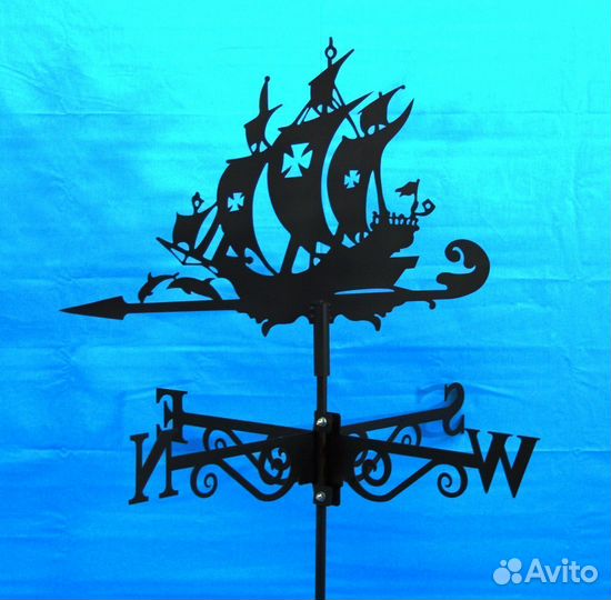 Флюгер на крышу Корабль