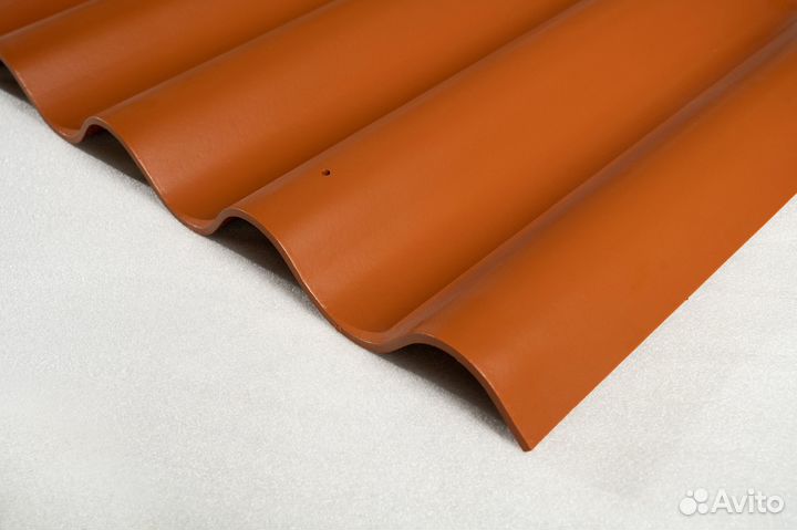 Волнаколор, 625х1097х6 мм, оранжевый - X160