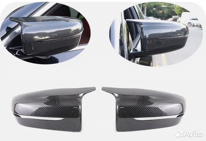 Карбоновые накладки на зеркала BMW G30 G20M style