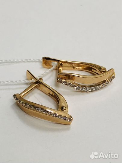 Золотые серьги