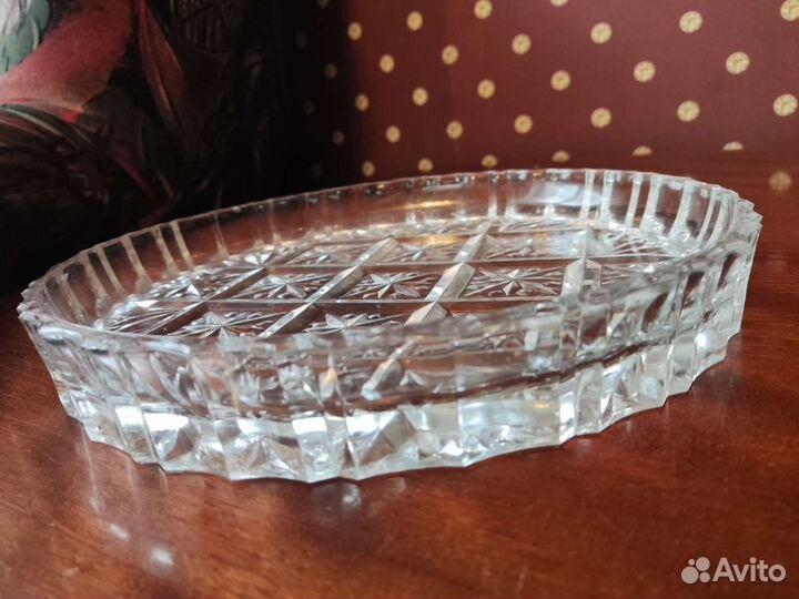 Хрустальное блюдо