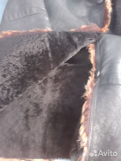 Дубленка натуральная женская р50 -52. б/у