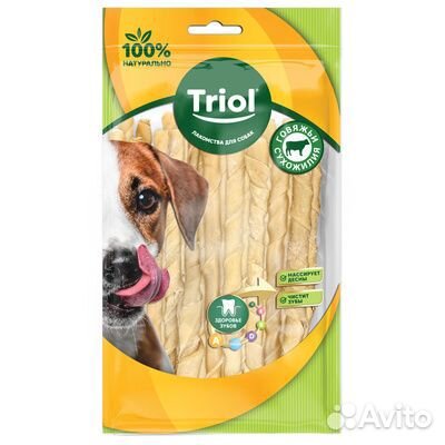 Triol (лакомства) Палочки крученые 12,5см 7-8г 0,1