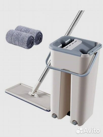 Швабра с отжимом и ведром