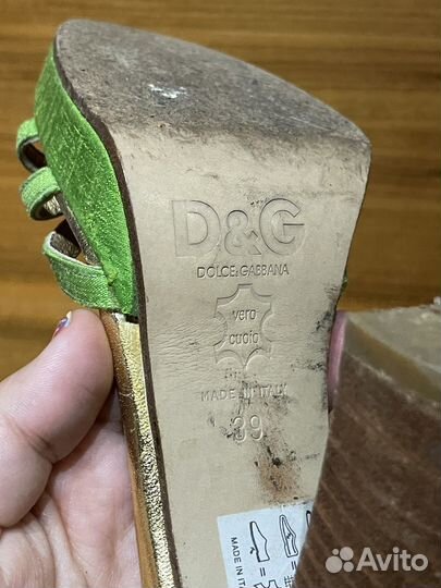 Босоножки D&G оригинал винтаж 39