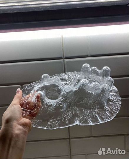 Подсвечник стеклянный Muurla/ Финляндия