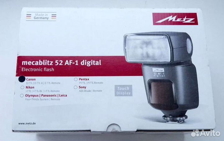 Вспышка Metz 52 AF-1 для Canon