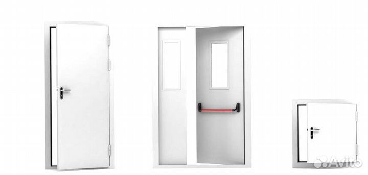 Входные противопожарные металлические двери Ei60