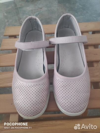 Туфли для девочки 34 кожа
