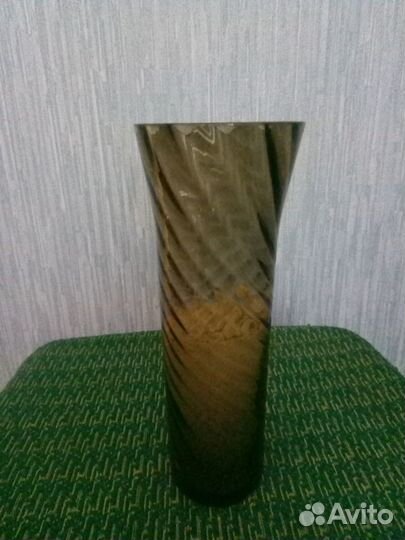 Ваза для цветов цветное стекло